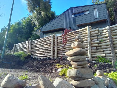 Κήπος έξω από το Tiny House de montaña