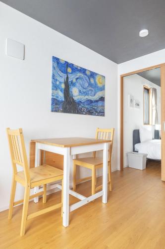 Ruang duduk di 67 Apt Waseda Shinjuku
