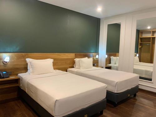 Cama o camas de una habitación en Griya Pastoral