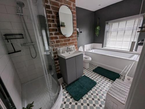 Et badeværelse på Robin Cottage