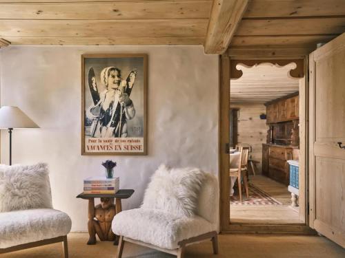 Swiss Chalet Near Gstaad: Luxury Spa Views