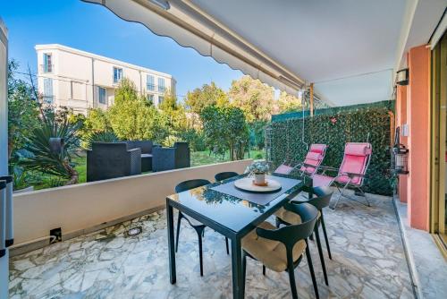 Studio avec terrasse et jardin arboré - 5 min hypercentre Cannes