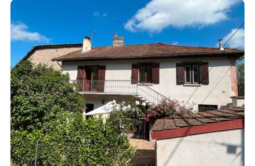 Bygningen som feriehuset ligger i