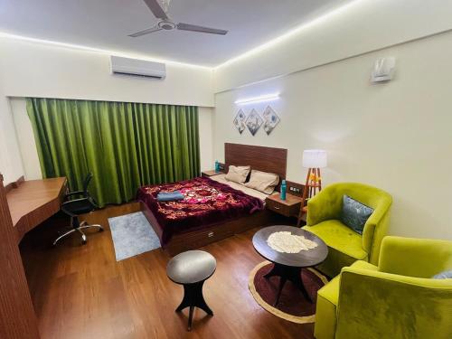 Khu vực ghế ngồi tại The Cozy Mountain Escape - Doon