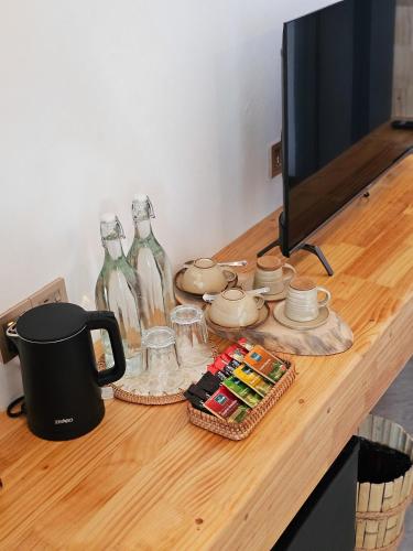 Estris per fer te o cafè a Muraka Dhigurah