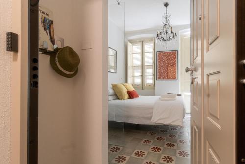 Postel nebo postele na pokoji v ubytování MadHaus