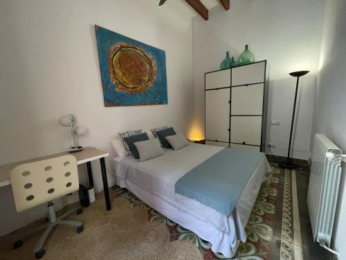 Postel nebo postele na pokoji v ubytování Amplia casa con piscina cerca playa