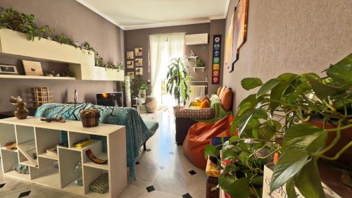 Knihovna v apartmánu