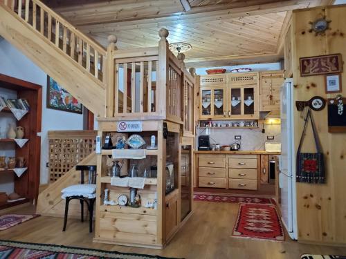 Kuchyň nebo kuchyňský kout v ubytování Aria Guesthouse