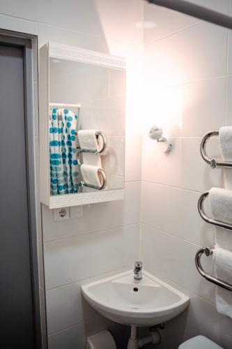 Koupelna v ubytování Hotel Pas Katina