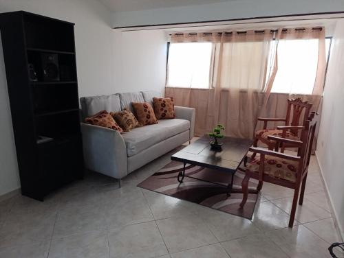 Posezení v ubytování acuario residencial 2