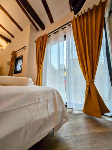 Letto o letti in una camera di Piazza San Martino 9