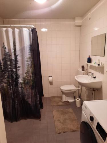 Koupelna v ubytování Casa di Sven