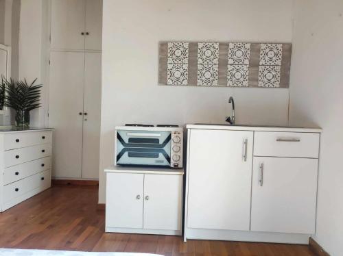 Η κουζίνα ή μικρή κουζίνα στο Villa Karidia