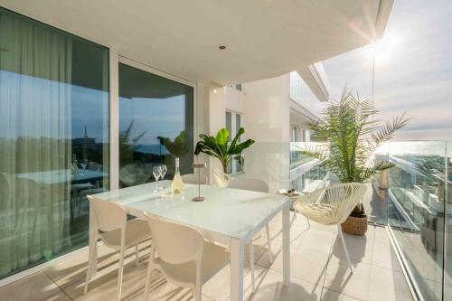 Balkón nebo terasa v ubytování Vibra Larimar