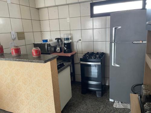 Dapur atau dapur kecil di Flet Dragão do mar