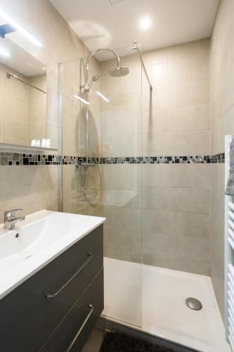 Salle de bains dans l'établissement L'escapade parisienne