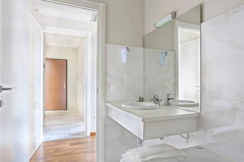 Koupelna v ubytování Lodges le Mura