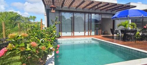 Casa Santorini - Barra Grande - Maraú - Vila Kadosh内部或周边的泳池