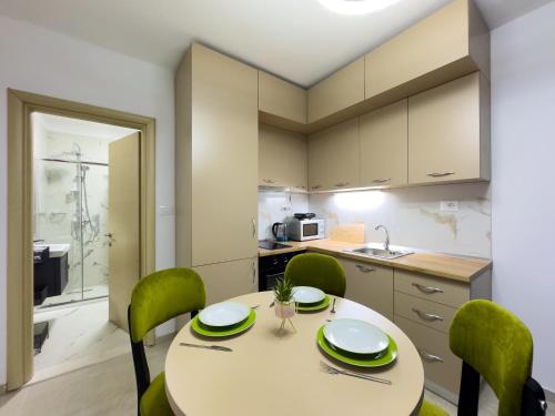 Køkken eller tekøkken på Eden Apartment