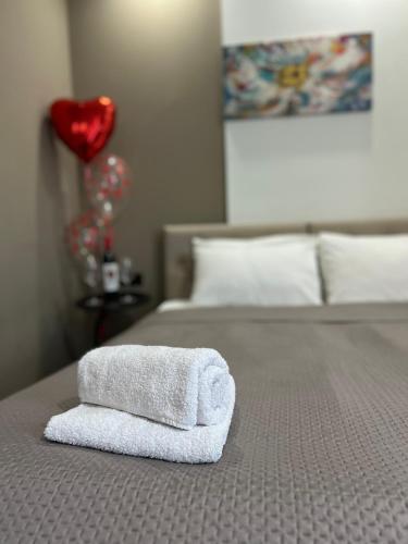 Postel nebo postele na pokoji v ubytování Garni Hotel Aline