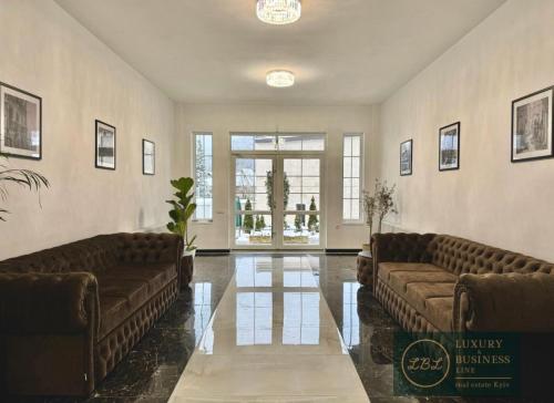 Χώρος καθιστικού στο Villa Sicilia