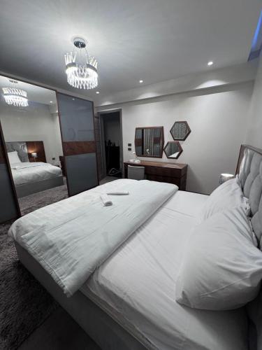 Katil atau katil-katil dalam bilik di Apartment in Dreamland