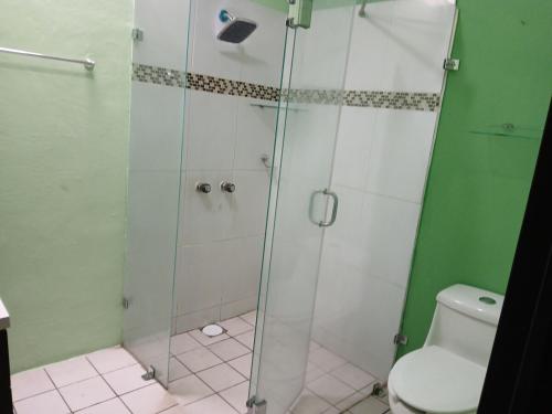 Koupelna v ubytování Casa Rousse