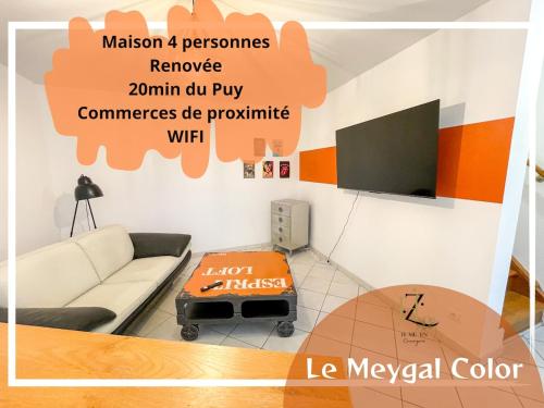 Meygal Color - WiFi - 3 étoiles - 20min du Puy