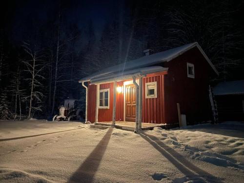 Åviken Cabin v zimě
