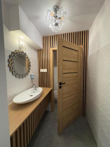 Kúpeľňa v ubytovaní Hotelik & Restauracja Amber