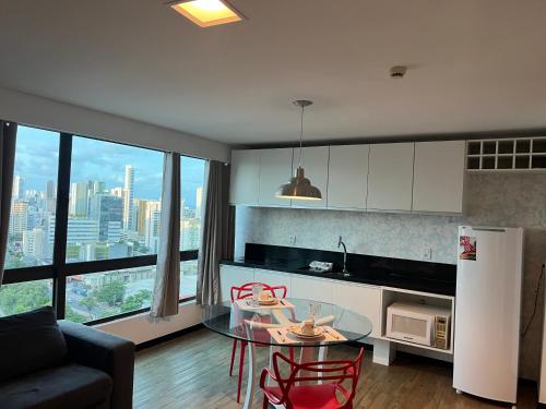 Una cocina o cocineta en Flat Ramad