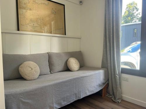 Postel nebo postele na pokoji v ubytování Refugio en el Bosque