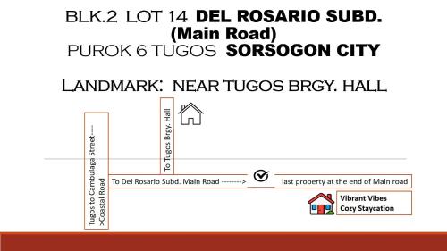 a screenshot of a cell phone screen with a text box at Vibrant Vibes Cozy Staycations I in Sorsogon City in Sorsogon