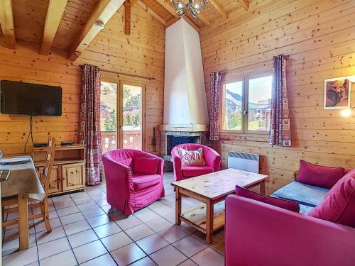 Charmant demi-chalet à La Clusaz pour 6 pers, parking, animaux admis, wifi - FR-1-818-87