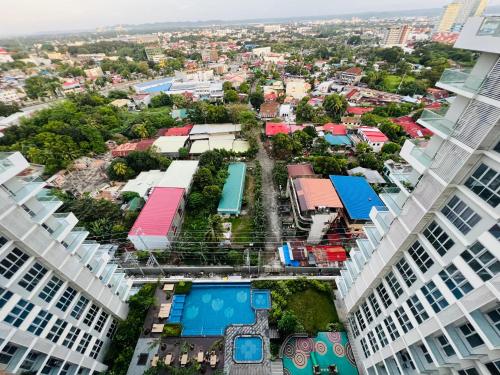 an aerial view of a city from a building at The Palladium Megaworld in Iloilo City