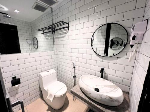 Koupelna v ubytování Smile Hotel Subang USJ