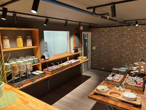 Jídlo v bed and breakfast nebo okolí