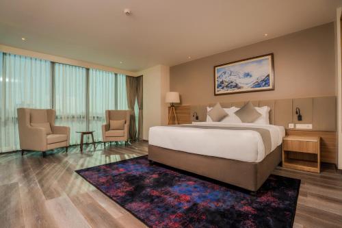 Postel nebo postele na pokoji v ubytování Best Western Plus Kathmandu
