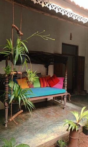 Taman di luar Villa De Zoysa