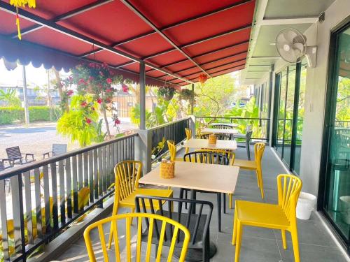 Balkón nebo terasa v ubytování Bangkok Mystay Hotel Rangsit