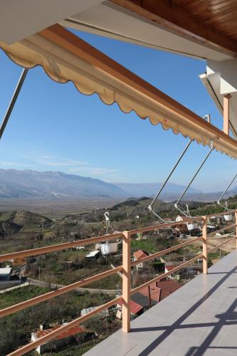 a view from the balcony of a house at Bujtina ANLU in Gjirokastër