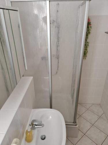 Bilik mandi di Ferienwohnung Dippoldiswalde
