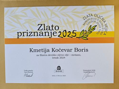 Certifikát, hodnocení, plakát nebo jiný dokument vystavený v ubytování Apartma Kočevar Portorož