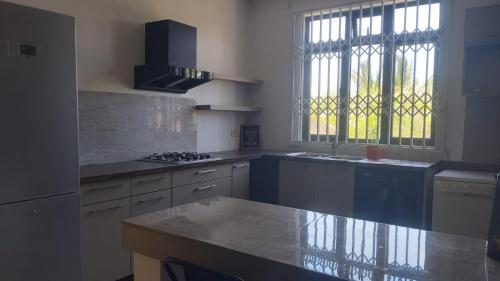 Kuchyň nebo kuchyňský kout v ubytování villa le manguier