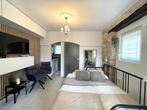 Villa AMore Radini Istrian antique stone house Studio with private parking and terrace
