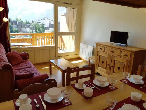 Appartement pour 6 au pied des pistes au centre des Deux Alpes