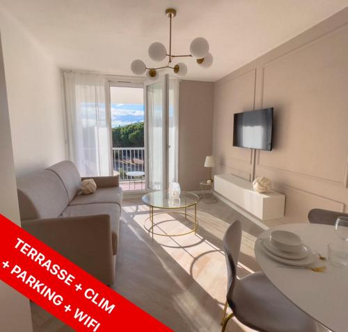 Appartement Étoilé, Clim, Plage, Parking, Terrasse