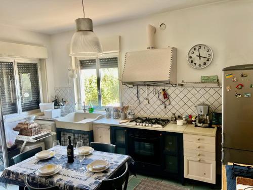 Køkken eller tekøkken på Villa Donna Toni