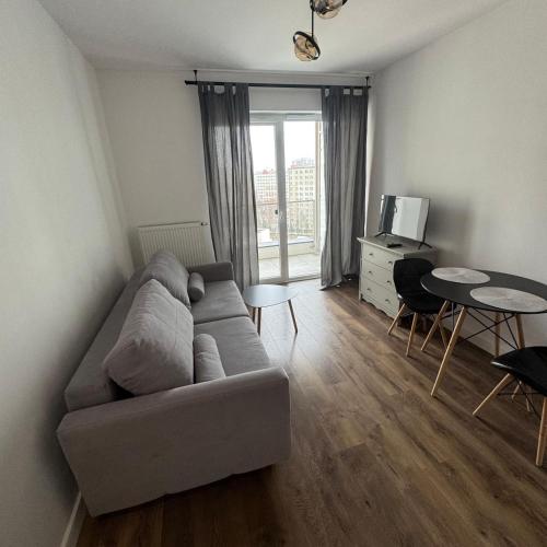 Posezení v ubytování Kwiatkowskiego Apartments River Side City View